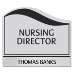 Manager on Duty Sign w/ Nameplate