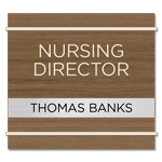 Manager on Duty Sign w/ Nameplate