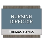 Manager on Duty Sign w/ Nameplate