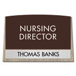 Manager on Duty Sign w/ Nameplate