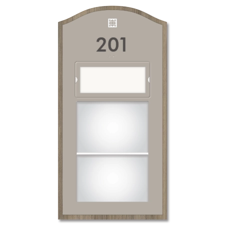 Memory Care Shadow Box Display w/1-Line Insert