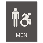 Men Sign w/Male & Dynamic ISA Symbols