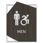 Men Sign w/Male & Dynamic ISA Symbols