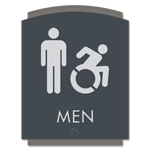 Men Sign w/Male & Dynamic ISA Symbols