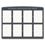 Message Display w/8 Insert Holders