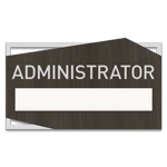 Nameplate Sign w/Title