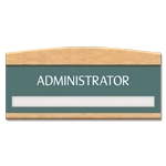 Nameplate Sign w/ Title