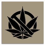 No Public Marijuana Use - Symbol Only - Acrylic