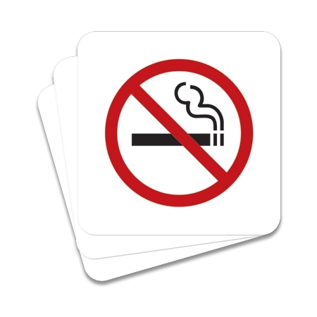 No Smoking Symbol Only - 3 Pack