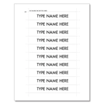 Print Your Own! 1-Line Inserts