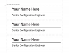 Print Your Own! Additional 3-Line Inserts
