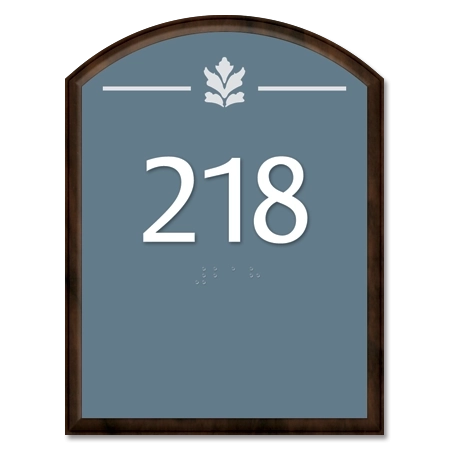 Room Number Sign