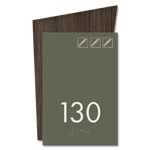 Room Number Sign w/Symbols