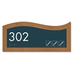 Room Number Sign w/Symbols
