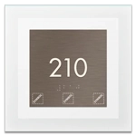 Room Number Sign w/Symbols - Large