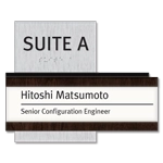Room Sign w/ Nameplate