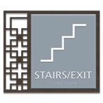 Stairs / Exit Sign w/Symbol