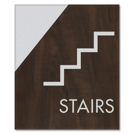 Stairs Sign w/Symbol