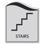 Stairs Sign w/ Symbol
