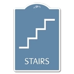 Stairs Sign w/ Symbol