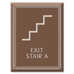 Stairway Exit Sign - DC Compliant