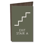 Stairway Exit Sign - DC Compliant