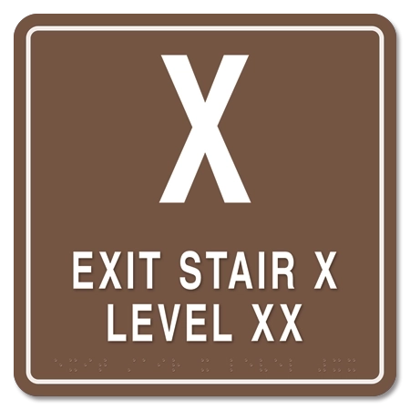Stairway ID Sign - NYC Compliant