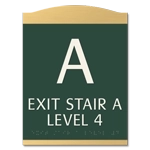 Stairway ID Sign - NYC Compliant