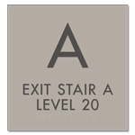 Stairway ID Sign - NYC Compliant