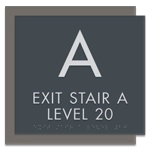Stairway ID Sign - NYC Compliant