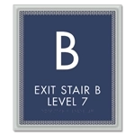Stairway ID Sign - NYC Compliant