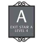 Stairway ID Sign - NYC Compliant