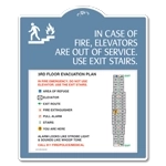 Standard Elevator Evacuation Plans - CA Compliant