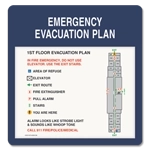 Standard Entrance Evacuation Plans - CA Compliant