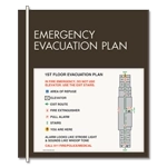Standard Entrance Evacuation Plans - CA Compliant