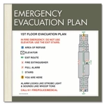 Standard Entrance Evacuation Plans - CA Compliant