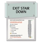 Standard Stairway Evacuation Plans - CA Compliant