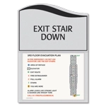 Standard Stairway Evacuation Plans - CA Compliant
