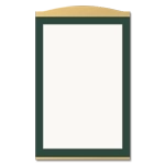 Vertical Message / Evac Holder for 11" x 17" Paper