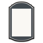 Vertical Message / Evac Holder for 11" x 8.5" Paper