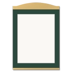 Vertical Message / Evac Holder for 11" x 8.5" Paper