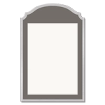 Vertical Message / Evac Holder for 11" x 8.5" Paper