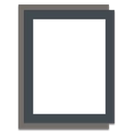 Vertical Message / Evac Holder for 11" x 8.5" Paper