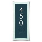 Vertical Room Number Sign