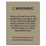 PVC Warning Signs