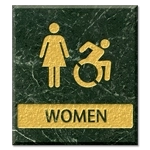 Women Sign w/Female & Dynamic ISA Symbols