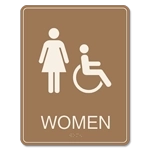 Women Sign w/Female & ISA Symbols