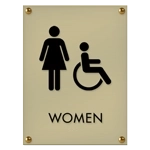 Women Sign w/Female & ISA Symbols