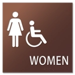 Women Sign w/Female & ISA Symbols