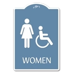 Women Sign w/Female & ISA Symbols